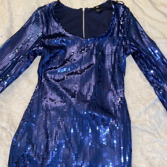 h&m blue sequin dress H&M | Dresses | Hm Sequin Dress
